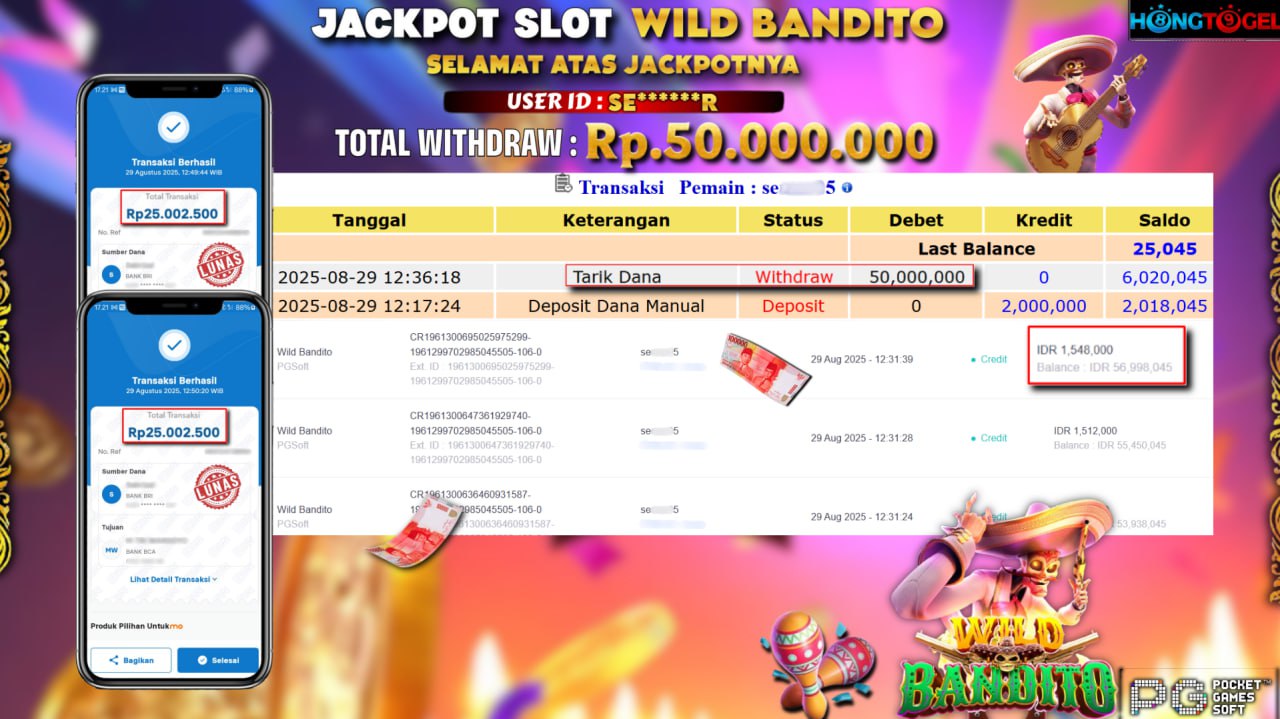 JACKPOT SLOT WILD BANDITO