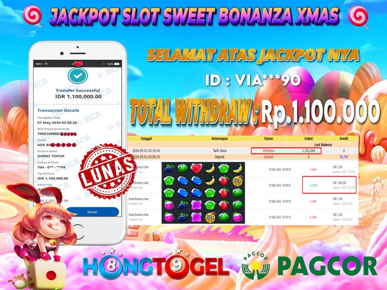 JACKPOT SLOT SWEET BONANZA XMAS