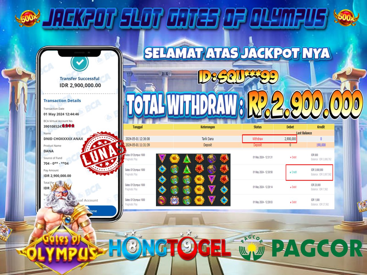 JACKPOT SLOT GATES OF OLYMPUS