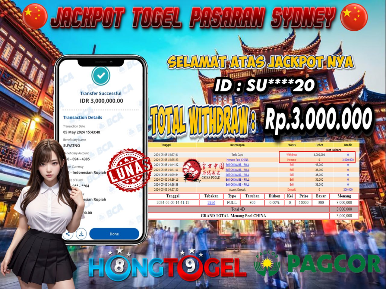 JACKPOT TOGEL PASARAN SYDNEY