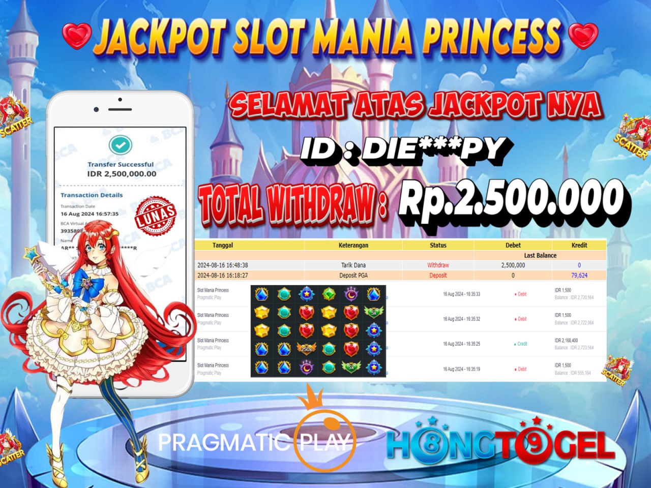 JACKPOT SLOT MANIA PRINCESS