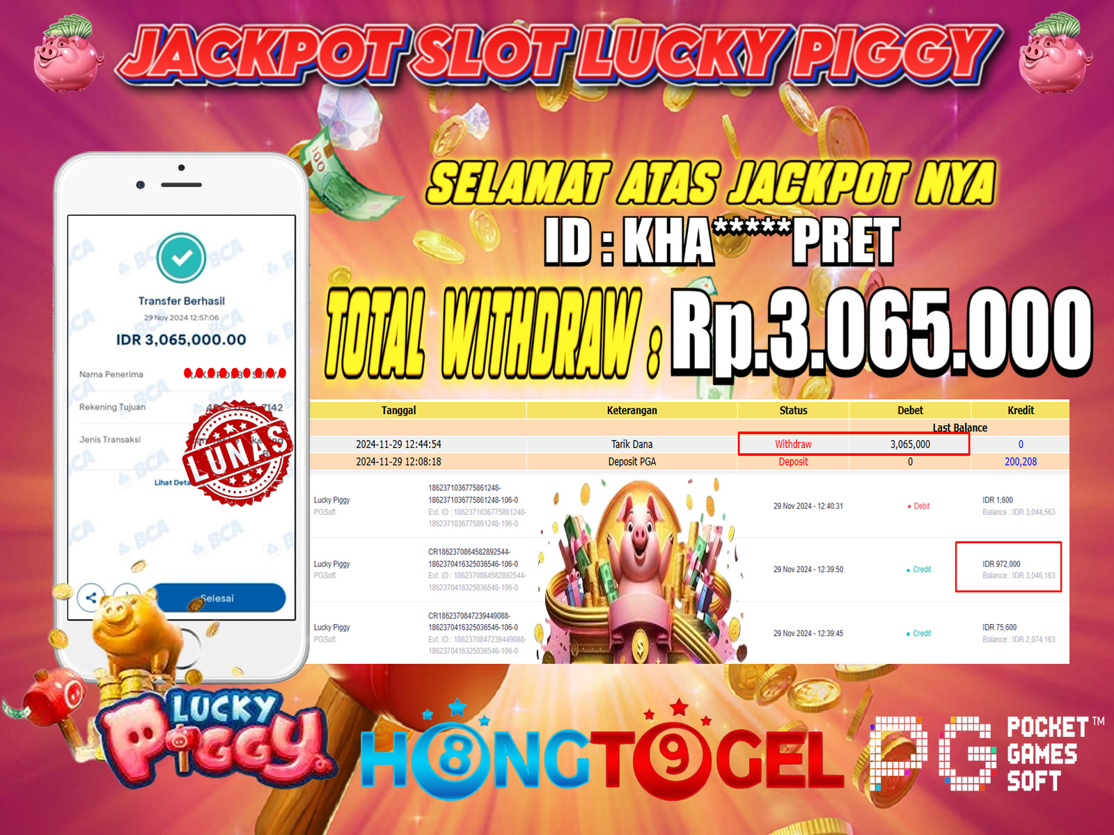 JACKPOT SLOT LUCKY PIGGY
