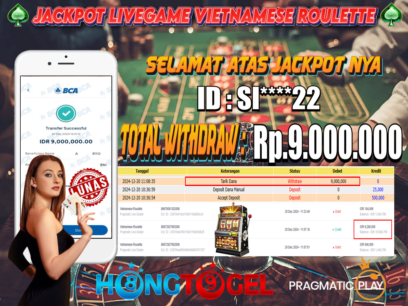 JACKPOT LIVEGAME VIETNAMESE ROULETTE