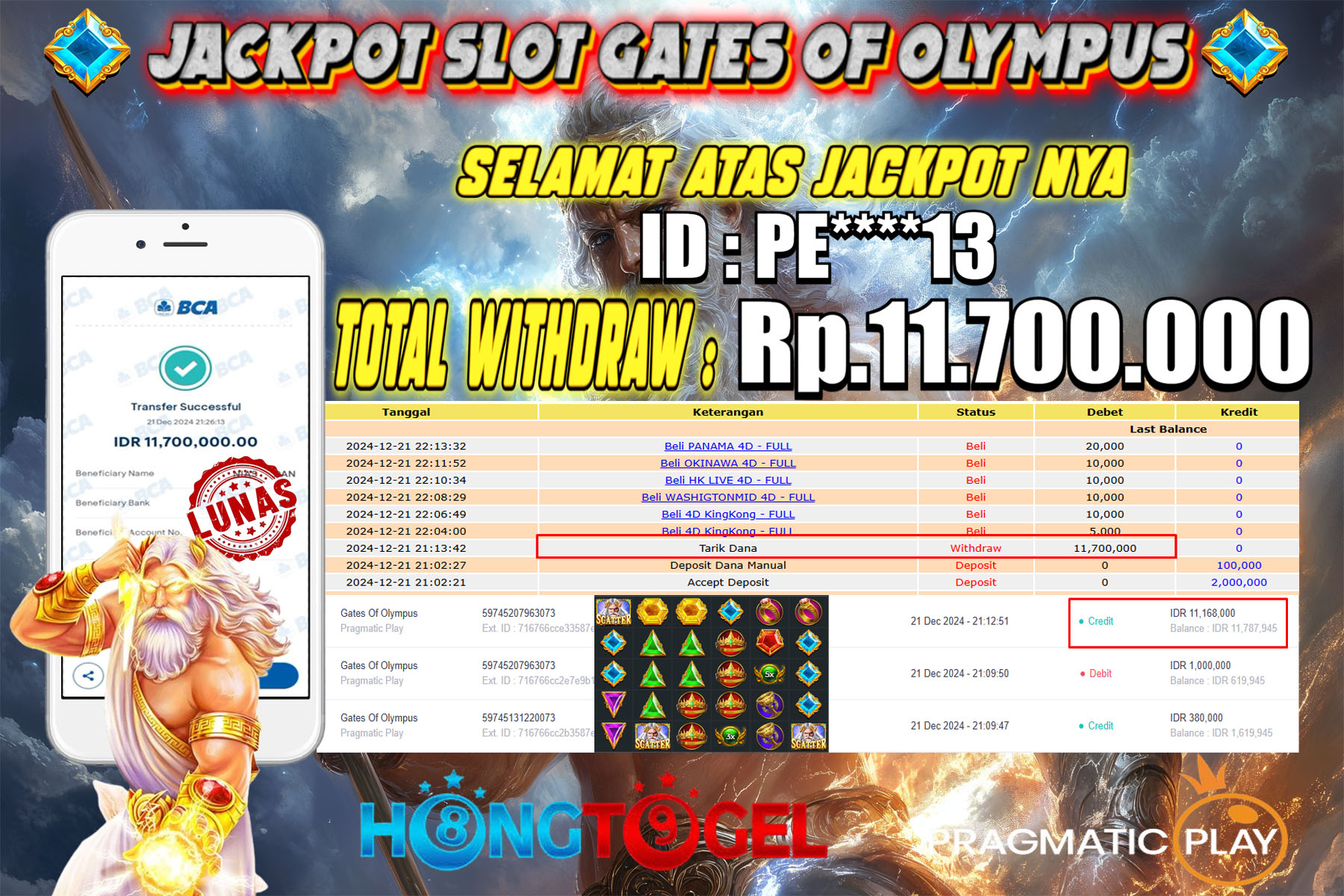 JACKPOT SLOT GATES OF OLYMPUS