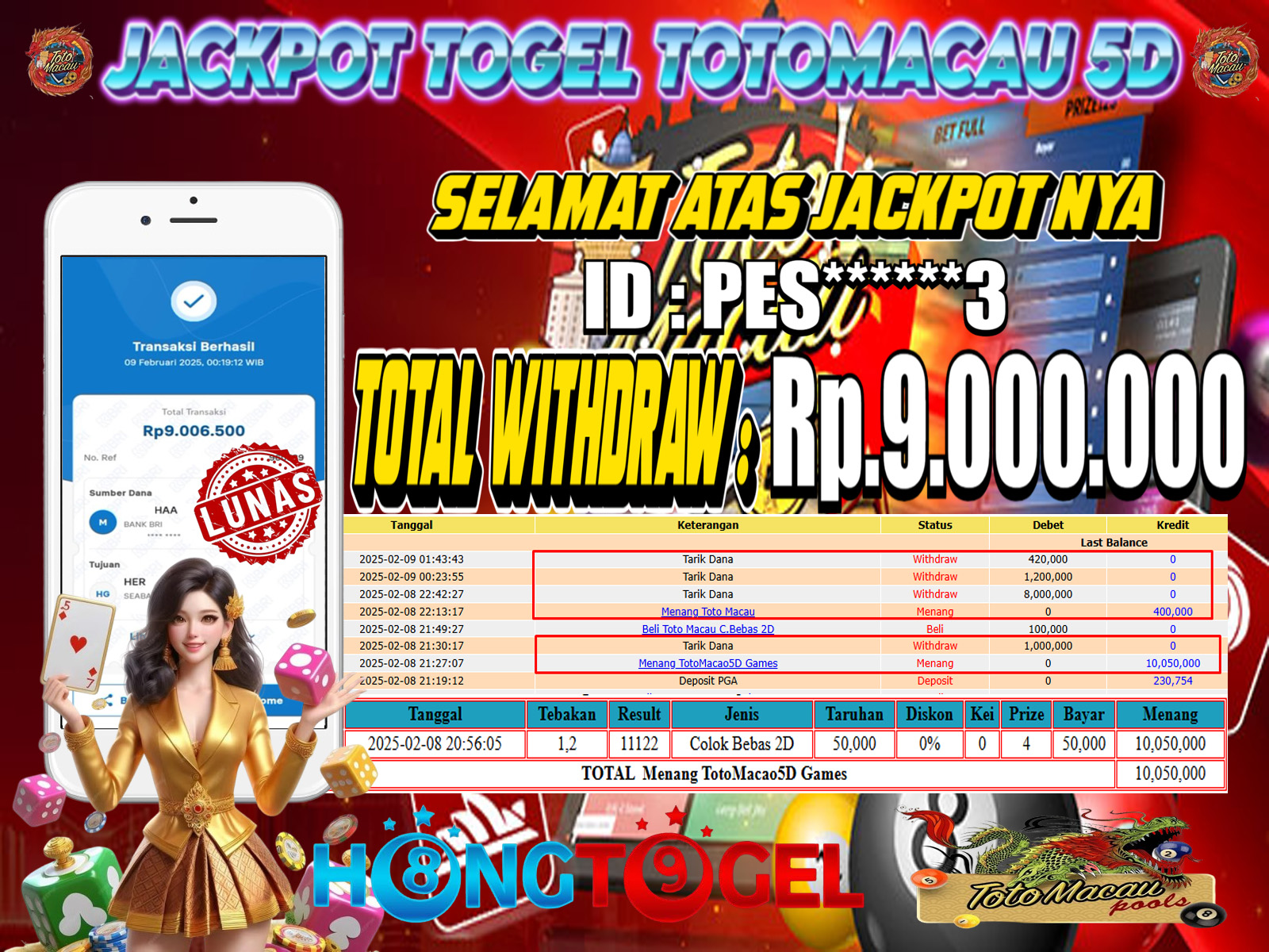 JACKPOT TOGEL TOTOMACAU 5D