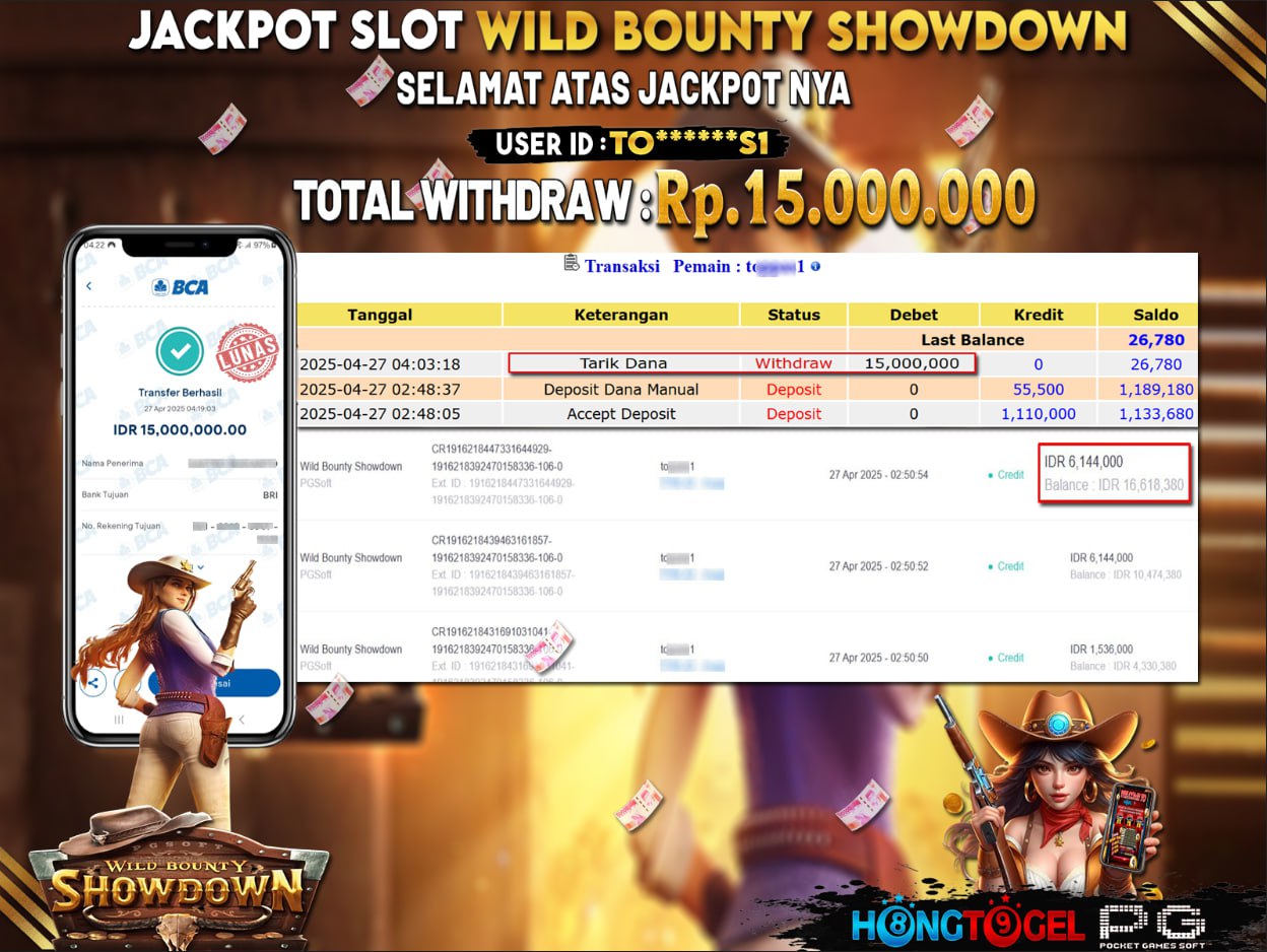 JACKPOT SLOT WILD BOUNTY SHOWDOWN