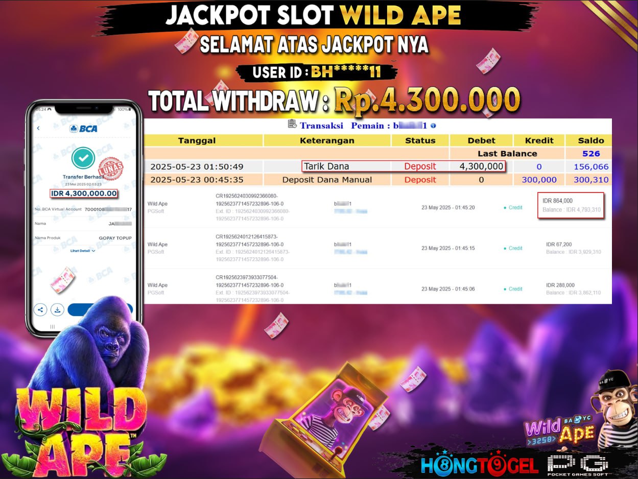 JACKPOT SLOT WILD APE