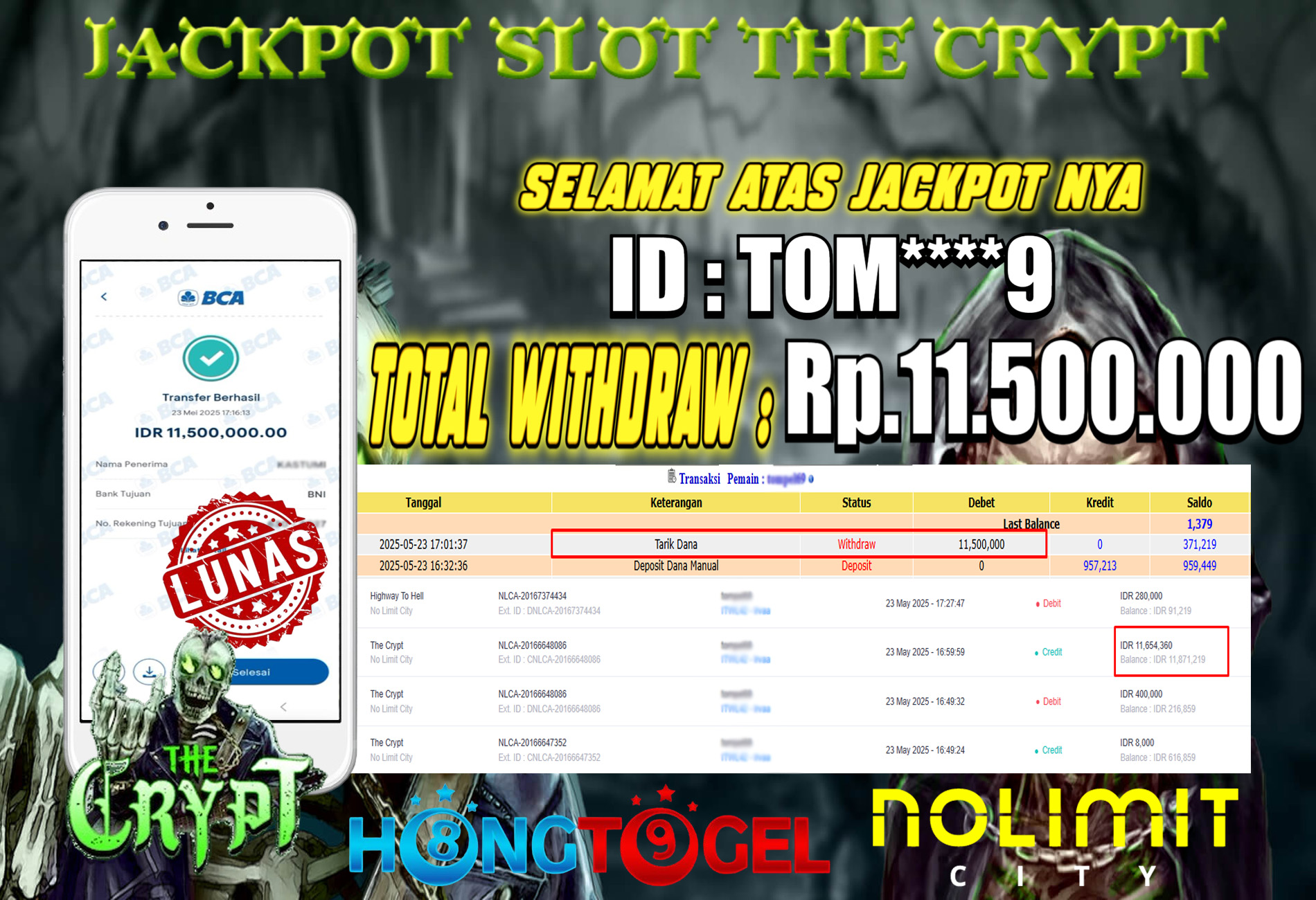 JACKPOT SLOT THE CRYPT