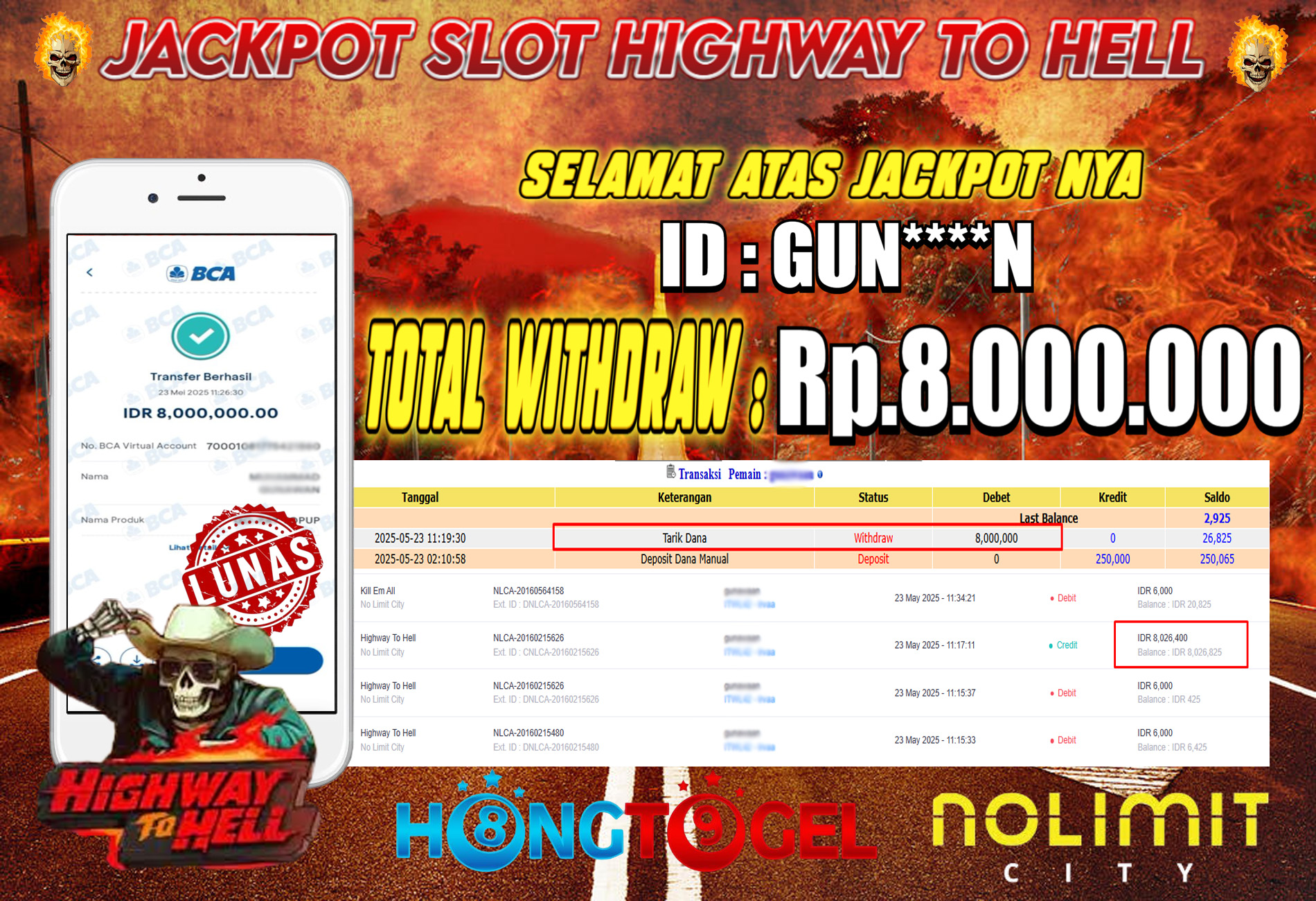 JACKPOT SLOT HIGHWAY TO HELL