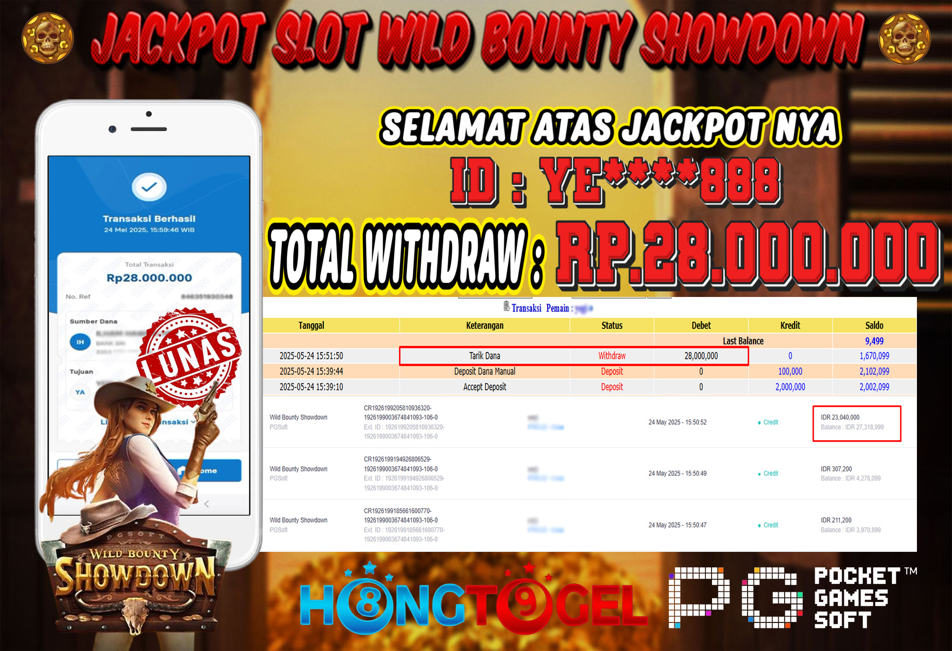 JACKPOT SLOT WILD BOUNTY SHOWDOWN