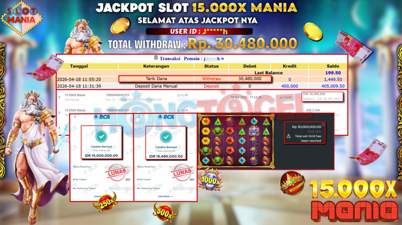 JACKPOT SLOT 15000X MANIA